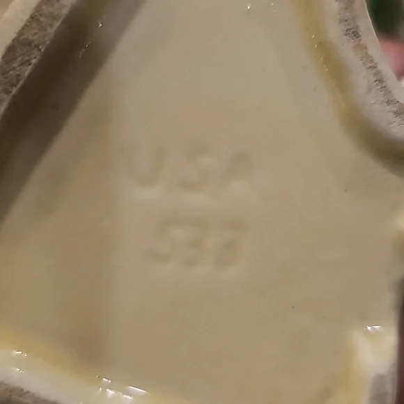 4 for$25! Vintage Shawnee Pottery Dutch Boy Basket Planter Vase USA 533 Pot - Picture 5 of 5